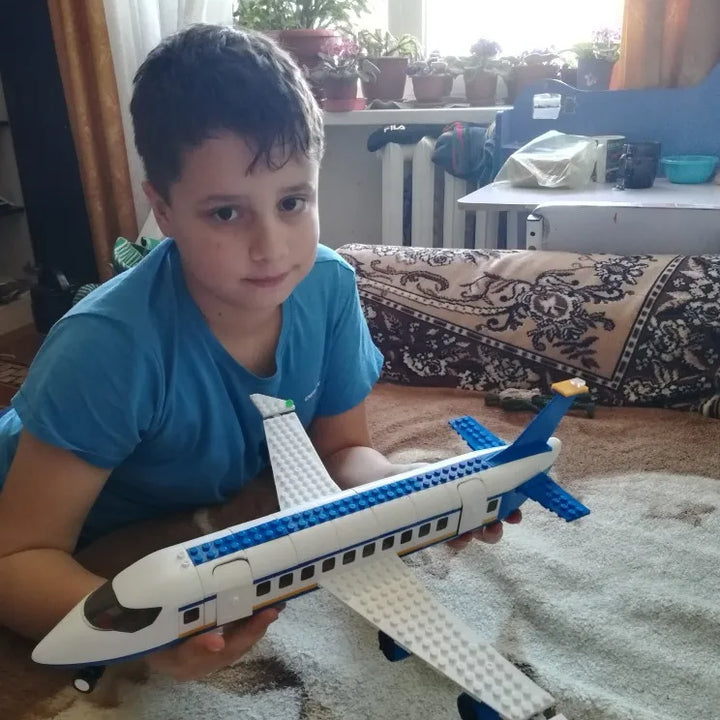 463-Piece City Airplane Blocks