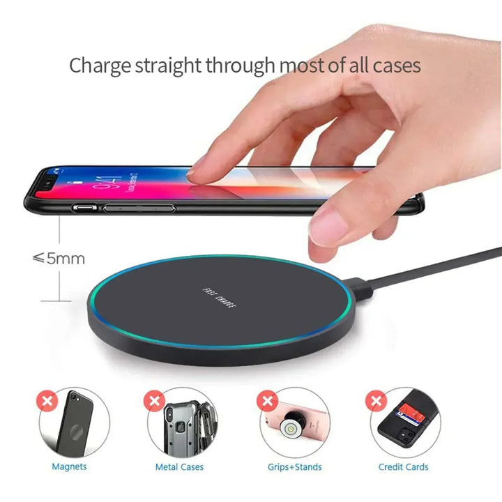200W Fast Wireless Charger Pad